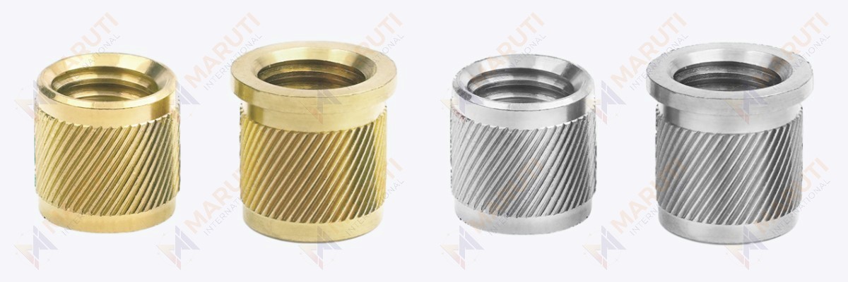 Brass Press In Inserts